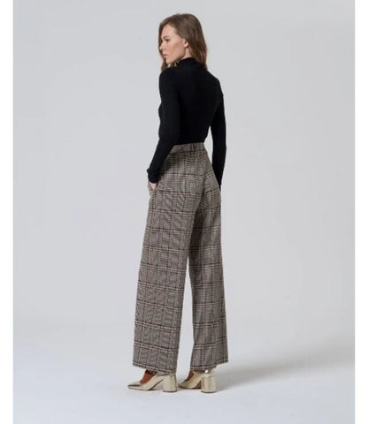 Straight Jaquard Pants