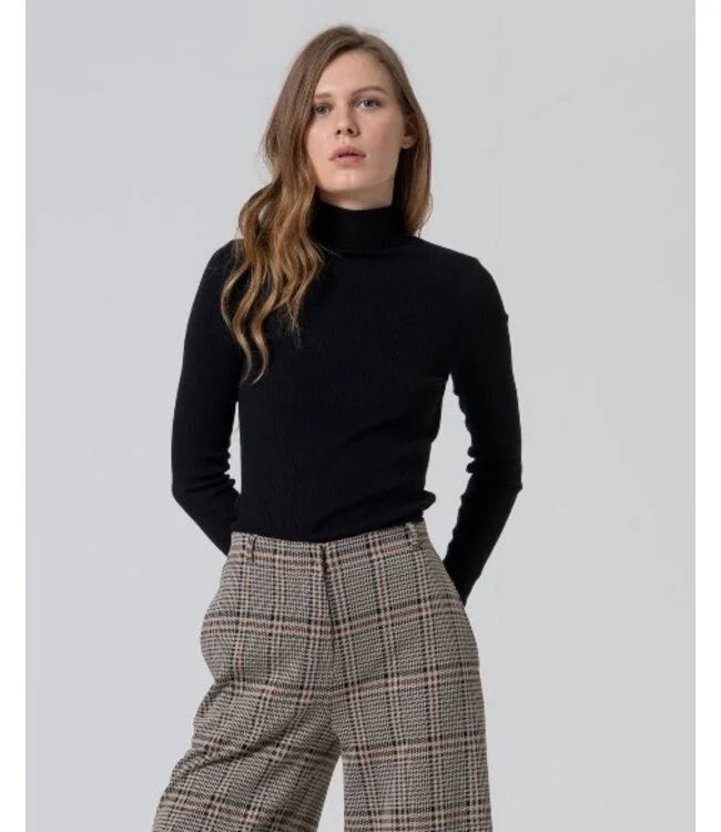 Straight Jaquard Pants