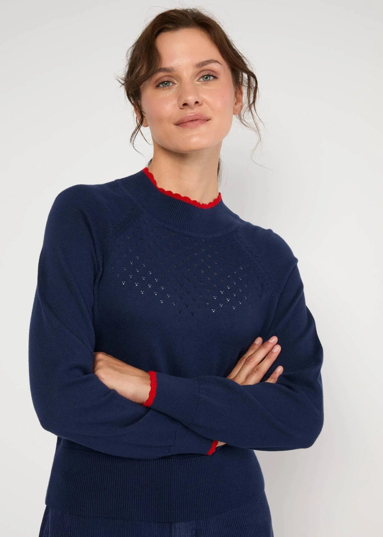 Strickpullover Delicious Minds Cold Wind Blue