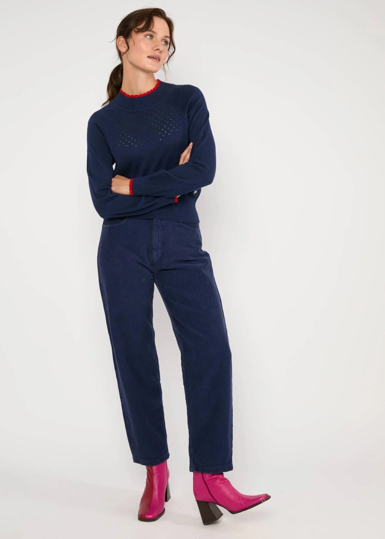 Strickpullover Delicious Minds Cold Wind Blue