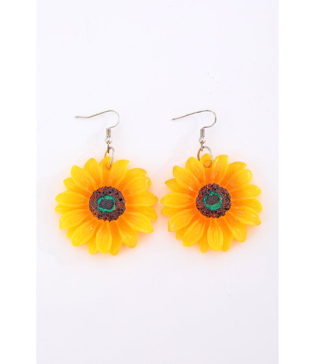 SUNFLOWER EARRINGS