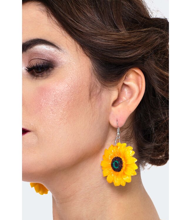 SUNFLOWER EARRINGS