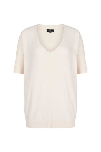 Sweater V Neck  Off White