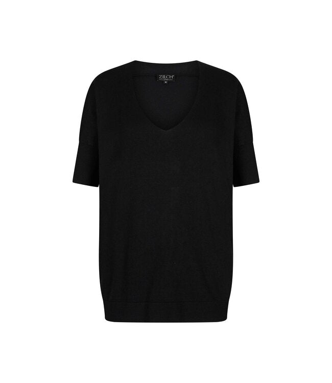 Sweater V Neck Black