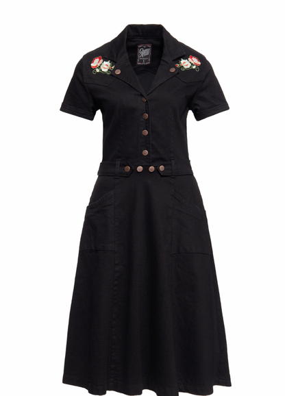 Swing dress Black