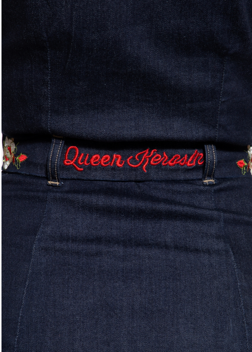 Swing Dress Denim Dark Blue