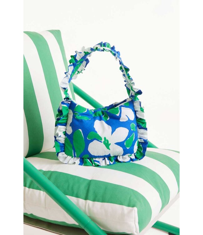 Tas Flowers Blauw