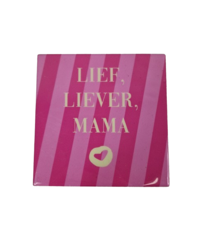 Tegeltje Lief Liever Mama