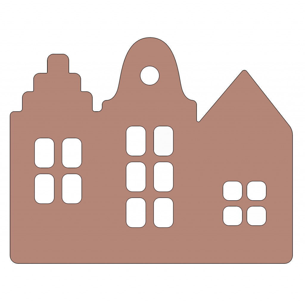 Forex Trapgevel huisje Terra Bruin