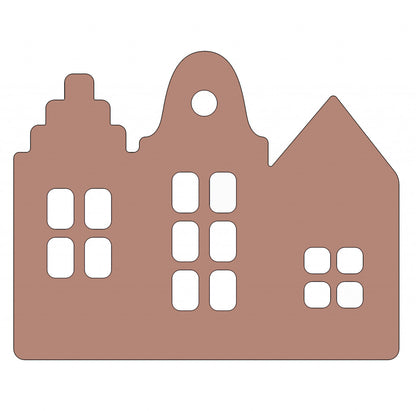 Forex Trapgevel huisje Terra Bruin