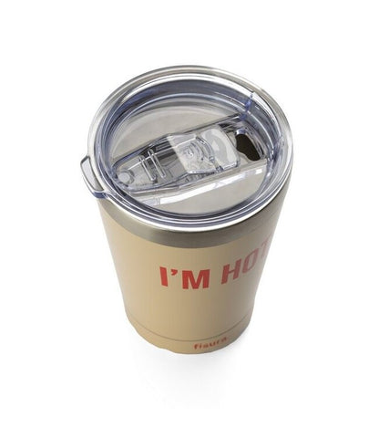 Tumbler thermos ''Im hot'' beige