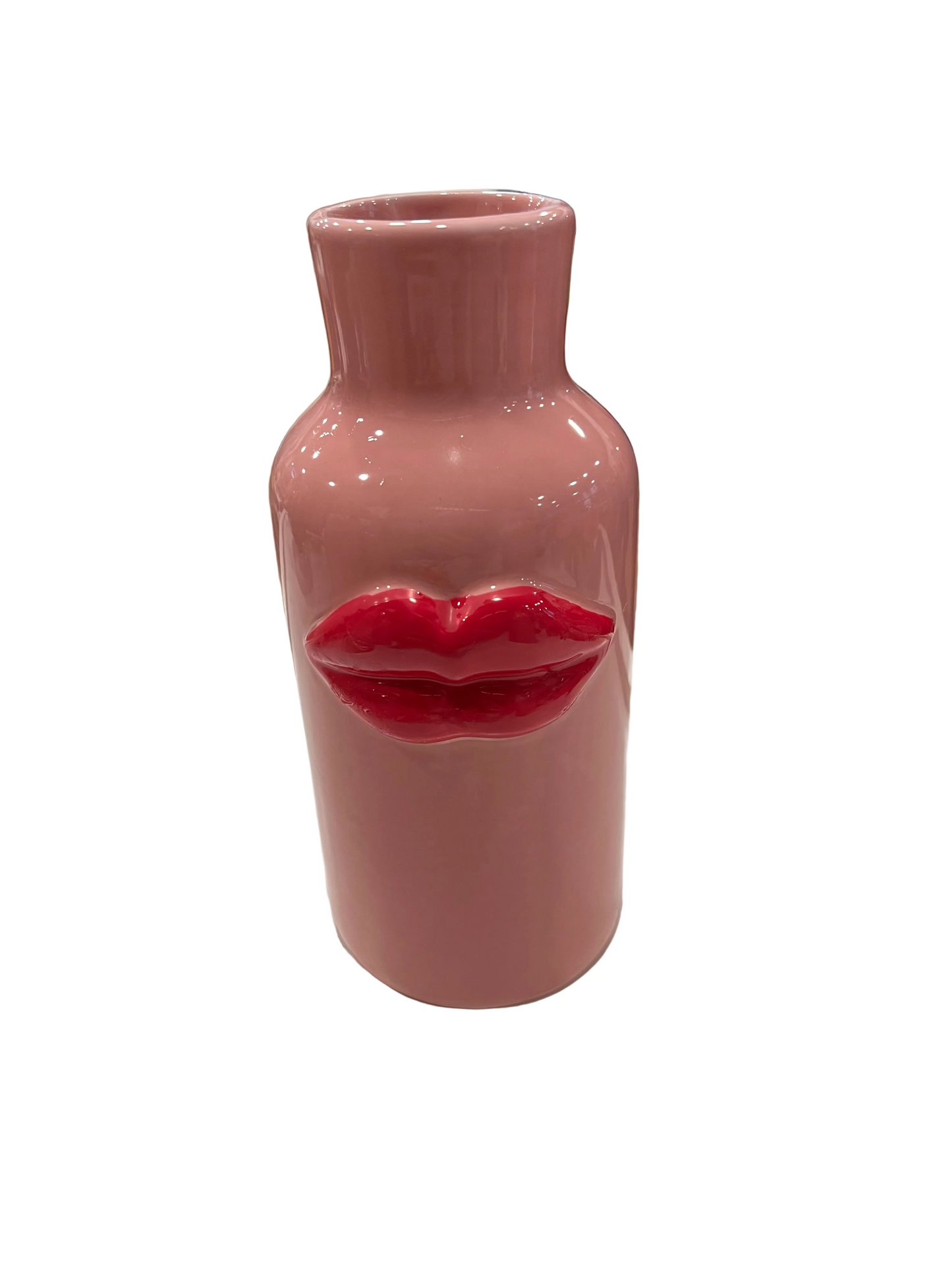 Vaas Lippen rood  15 cm