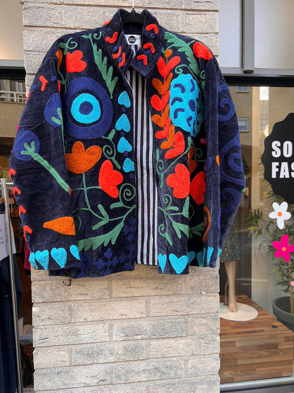 Velvet Suzani jacket