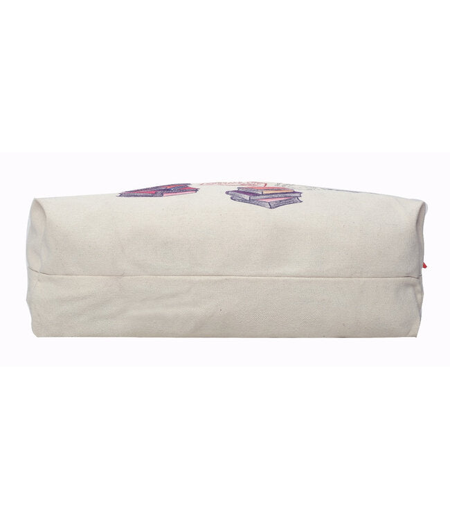 Vendula Travelling Library Canvas Tote Bag