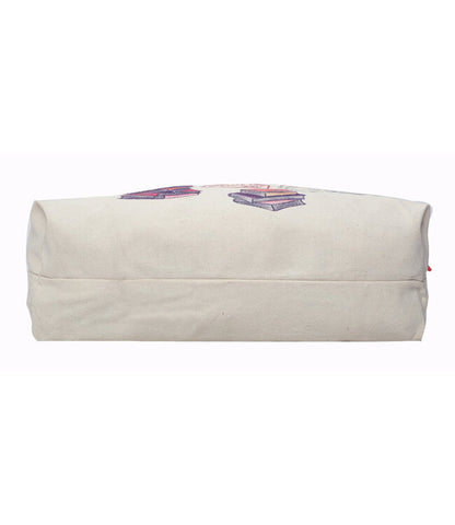 Vendula Travelling Library Canvas Tote Bag