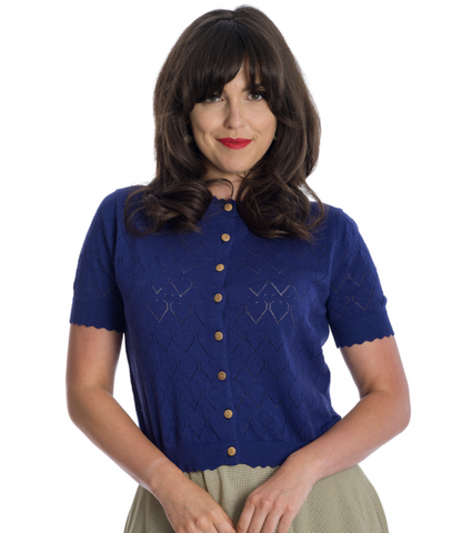 Vest blauw korte Mouw