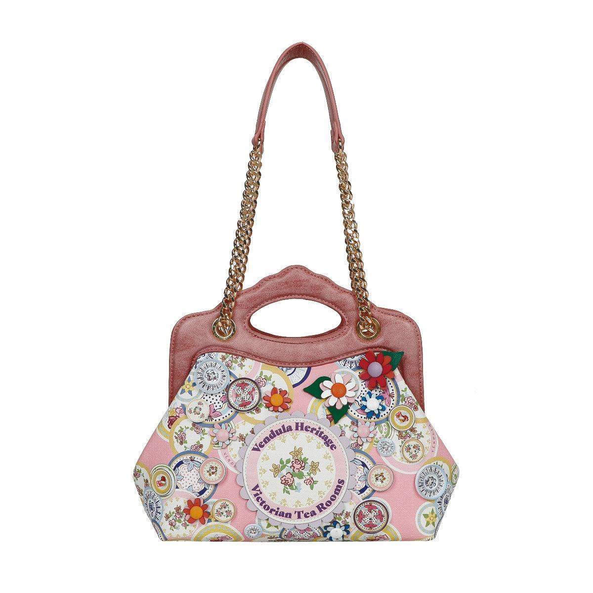 Victorian Tea Rooms Ornate Handle Bubble Bag