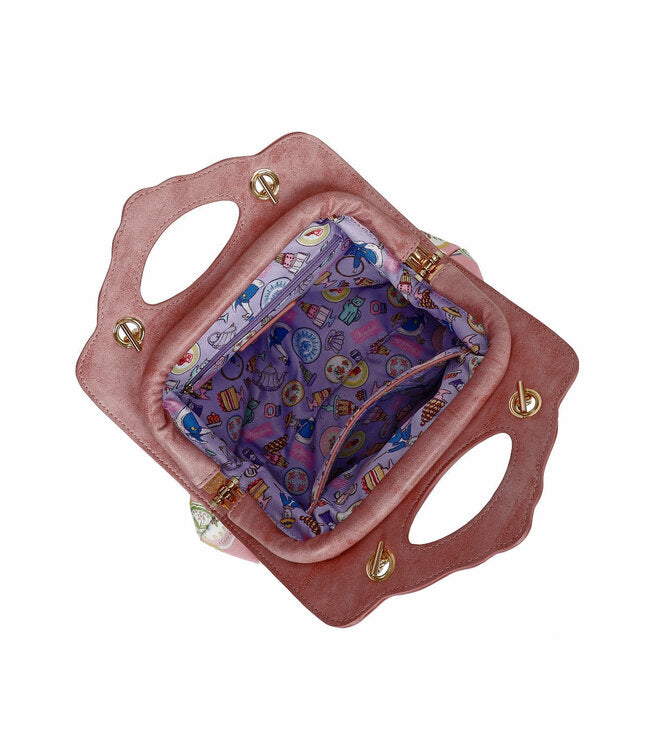 Victorian Tea Rooms Ornate Handle Bubble Bag