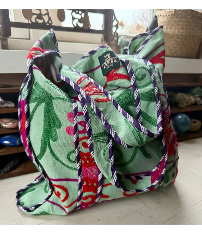 Vintage Suzani Bag Groen