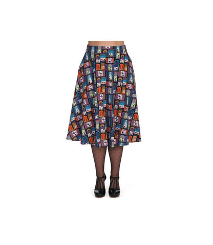 WINDOW CAT SWING SKIRT - SoMuch Fashion
